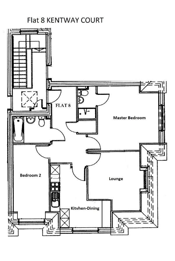 2 Bedroom 2 Bathroom Apartment 8 Including Free Parking Bromley Exterior foto